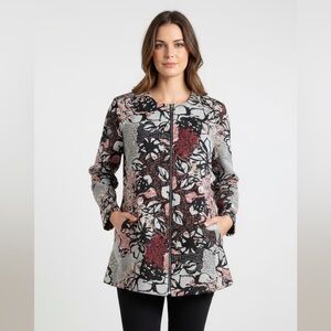 bryn walker Juniper Jacquard Long Jacket
